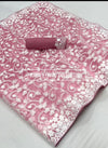 Dusty pink saree actual product