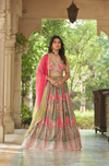 Digital printed lehenga set