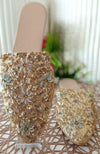 Gold Flat Mules