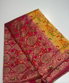 Katha work silk Saree