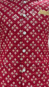 Red Kurta vest set