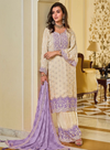Offwhite Pakistani kameez