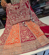 Girls orange lehenga