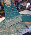 Girls heavy sharara suit