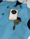 Blue kurta vest set