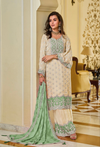 Offwhite Pakistani kameez