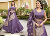 Lavender silk Lehenga Choli