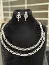 American Diamond Necklace Set
