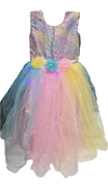 Rainbow gown dress