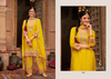 Kaur Ethnic Collection yellow embroidered Punjabi suit