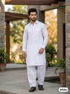 Lakhnavi Kurta White
