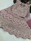 Girls onion pink lehenga