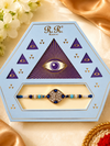 Evil eye stone rakhi