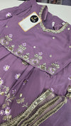Kids lavender lehenga