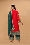 Multi straight kameez