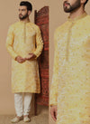 Silk self kurta pyjama