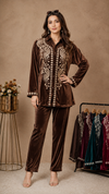 Plus size Velvet coord set