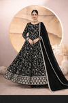 Black sequence anarkali