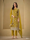 Embroidered straight pant kameez