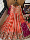 Dual tone Anarkali