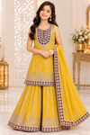Girls heavy sharara suit