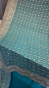 Designer jaalwork saree