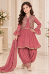 Dusty pink Afghani suit