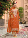 Straight plazo kameez