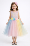 Rainbow gown dress