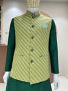 Olive Kurta vest set
