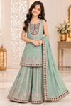 Girls heavy sharara suit