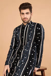 Embroidered mirror kurta