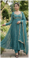 Aqua Anarkali