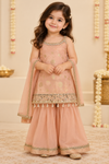 Baby girl silk sharara