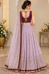 Lavender lehenga choli