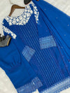 Embroidered chiffon Pakistani kameez
