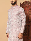 Silk self kurta pyjama
