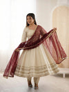 Gold anarkali
