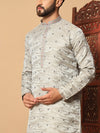 Silk self kurta pyjama