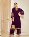 Velvet Straight kameez