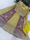 Girls yellow lehenga