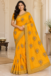 Yellow Saree — Yellow model photo