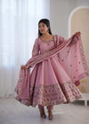 Dusty pink Anarkali