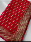 Georgette Red Saree