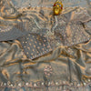 Beadwork Saree with Readymade Blouse