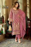 Dusty Pink Aroma embroidered suit