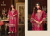 Magenta Dastur embroidered straight kameez