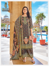 Black paisley straight pant kameez