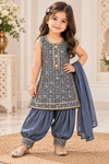 Sequence work baby girl salwar kameez