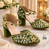 Mehendi handwork heels